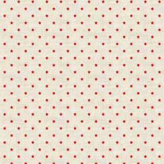 Makower The Henley Studio Scandi 3 Stars 1615 R4 Red