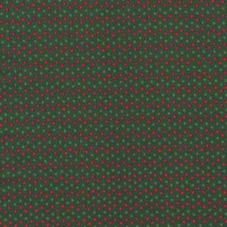 Lecien Lynette Anderson Festive Fun 2782 05 Dark Green