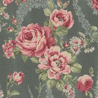 Lecien Floral Collection Antique Rose 31297 70 Blue