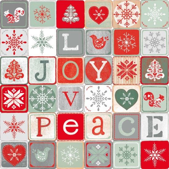 Studio E Fabrics Joy Love Peace Christmas Lucie Crovatto 3309 18