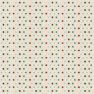 Stof Roundabout Spots 4507 827 Red