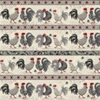 SPX Fabrics Poulets de Provence Steve Haskamp 25313 Cream