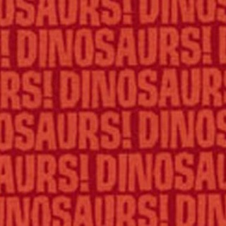 Michael Miller Dinosaurs CX5875 Red Fat Qtr