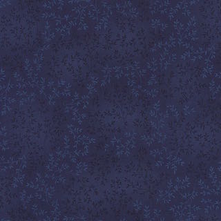 Timeless Treasures Willow Tonal Leaf C4794 Indigo