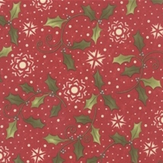 Moda Very Merry Sandy Gervais 17831 12 Dark Red Fat Qtr