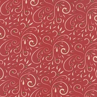 Moda Very Merry Sandy Gervais 17836 12 Dark Red Fat Qtr