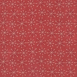 Moda Very Merry Sandy Gervais 17837 12 Dark Red Fat Qtr