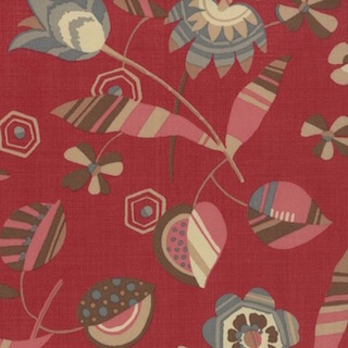 Moda Petite Odile French General 13613 11 Faded Red Half Metre