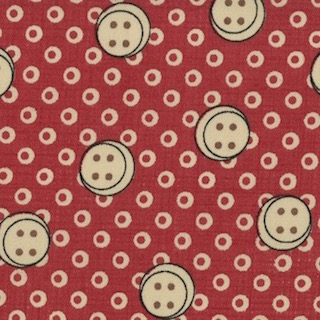 Moda Petite Odile French General 13614 11 Faded Red Half Metre