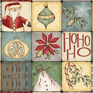 Red Rooster Christmas Whimsy Terri Degenkolb 25209 Multi