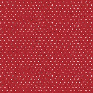 Dear Stella Wee Gallery Hearts WG301 Crimson