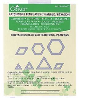 Clover Triangle Hexagon Patchwork Templates CL494\T
