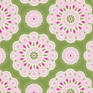 Tilda Fabric Doilies Green 481040 Green