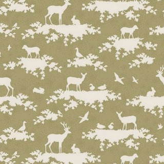 Tilda Fabric Forest Green 481049 Green