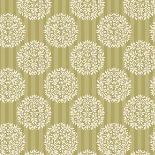 Tilda Fabric Flower Ball Olive 480838 Olive Half Metre 